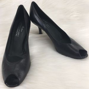 Donald J. Pliner Peep Toe Pumps
